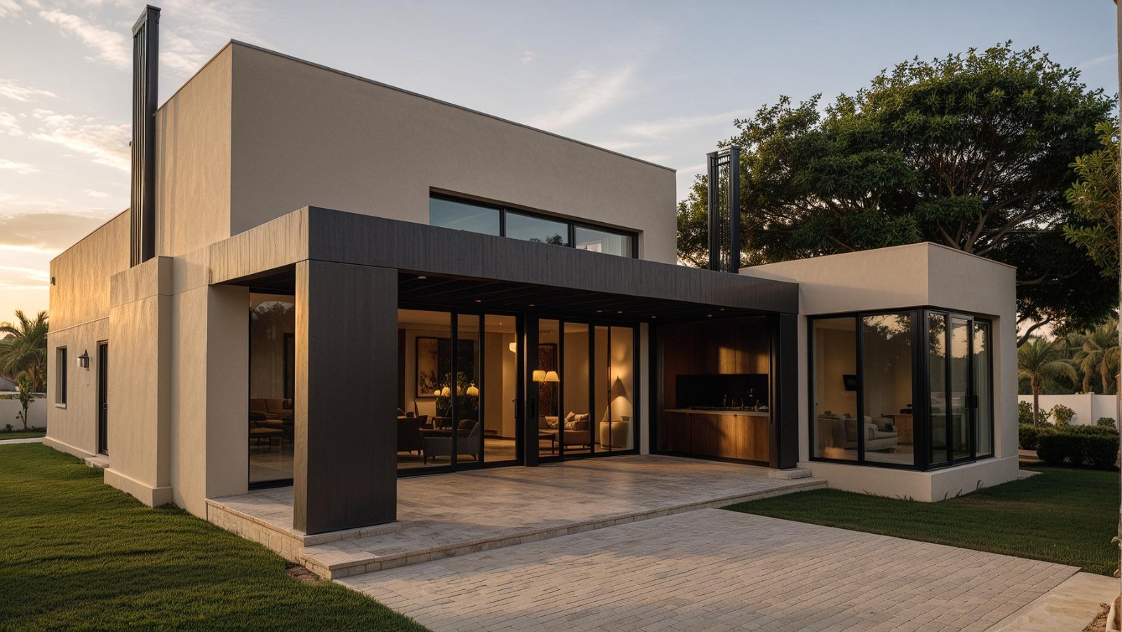 Exterior al atardecer · PMD